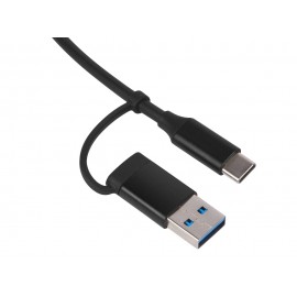USB-хаб «Link» с коннектором 2-в-1 USB-C и USB-A, 2.0/3.0